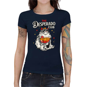 T-shirt Geekette - The Desperado Club, Coloris Bleu Nuit, Collections SOLDES, T SHIRT GEEKETTE, Top des ventes - Checkpoint, Checkpoint