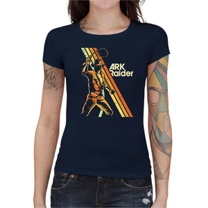 T-shirt Geekette - Ark Rider, Coloris Bleu Nuit, Collections SOLDES, T SHIRT GEEKETTE, Top des ventes - Checkpoint, Vendor - RetroDivision, Checkpoint