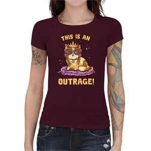 T-shirt Geekette - This is an Outrage