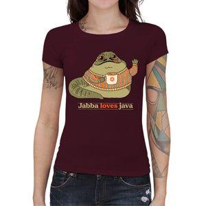 T-shirt Geekette - Jabba Loves Java