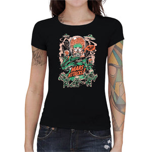 T-shirt Geekette - Ack Ack MDFK, Coloris Noir, Collections SOLDES, T SHIRT GEEKETTE, Top des ventes - Checkpoint, Vendor - Eduely Studio, Checkpoint