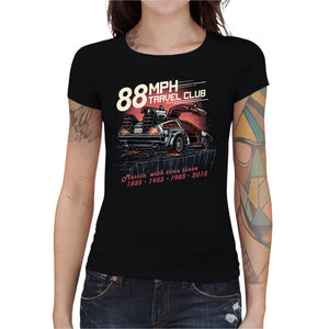 T-shirt Geekette - 88 Mph Travel Club
