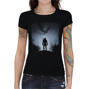 T-shirt Geekette - White Wolf