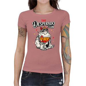 T-shirt Geekette - The Desperado Club, Coloris Pétale rose, Collections SOLDES, T SHIRT GEEKETTE, Top des ventes - Checkpoint, Checkpoint