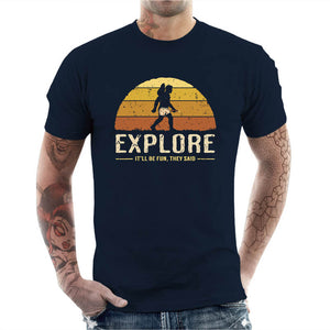 T-shirt Geek Homme - Vintage Crawler, Coloris Bleu Nuit, Collections SOLDES, T-SHIRT GEEK HOMME, Top des ventes - Checkpoint, Vendor - RetroDivision, Checkpoint
