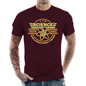 T-shirt Geek Homme - Science Inc, Coloris Cerise, Collections SOLDES, T-SHIRT GEEK HOMME, Top des ventes - Checkpoint, Vendor - KG07, Checkpoint