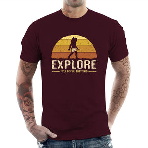 T-shirt Geek Homme - Vintage Crawler, Coloris Cerise, Collections SOLDES, T-SHIRT GEEK HOMME, Top des ventes - Checkpoint, Vendor - RetroDivision, Checkpoint