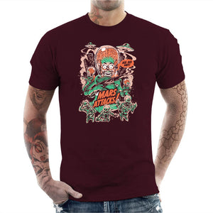 T-shirt Geek Homme - Ack Ack MDFK, Coloris Cerise, Collections SOLDES, T-SHIRT GEEK HOMME, Top des ventes - Checkpoint, Vendor - Eduely Studio, Checkpoint