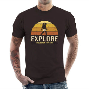 T-shirt Geek Homme - Vintage Crawler