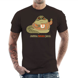 T-shirt Geek Homme - Jabba Loves Java