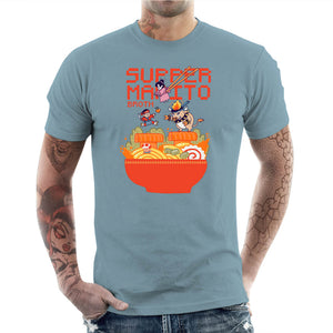 T-shirt Geek Homme - Mario Broth, Coloris Ciel, Collections SOLDES, T-SHIRT GEEK HOMME, Vendor - Ppmind, Checkpoint