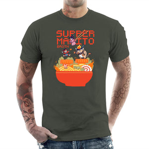 T-shirt Geek Homme - Mario Broth, Coloris Khaki, Collections SOLDES, T-SHIRT GEEK HOMME, Vendor - Ppmind, Checkpoint