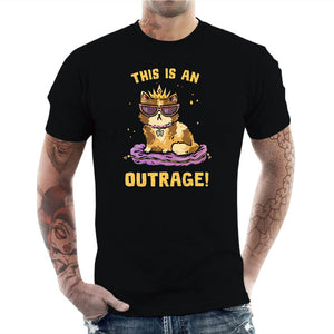 T-shirt Geek Homme - This is an Outrage, Coloris Noir, Collections SOLDES, T-SHIRT GEEK HOMME, Top des ventes - Checkpoint, Vendor - KG07, Checkpoint