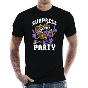 T-shirt Geek Homme - Surprise Party, Coloris Noir, Collections T-SHIRT GEEK HOMME, Vendor - Nemons, Checkpoint