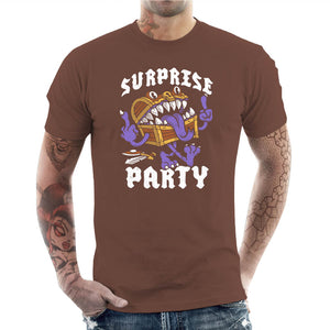 T-shirt Geek Homme - Surprise Party, Coloris Sienna, Collections T-SHIRT GEEK HOMME, Vendor - Nemons, Checkpoint