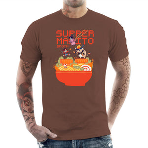 T-shirt Geek Homme - Mario Broth, Coloris Sienna, Collections SOLDES, T-SHIRT GEEK HOMME, Vendor - Ppmind, Checkpoint