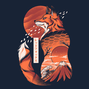 Tshirt Japanese Fox