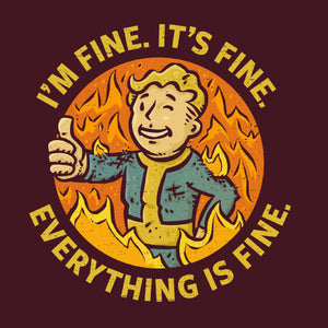 Tshirt Vault Boy is fine, Coloris Cerise, Collections Nouveautés Checkpoint !, SOLDES, T-SHIRT JEUX VIDÉOS, T-shirt pour Geek pas chers, T-shirts Science-Fiction : Explorez l’univers geek et futuriste, Top des ventes - Checkpoint, Vendor - KG07, Checkpoint