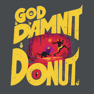 Tshirt Got Damnit Donut !, Coloris Gris Foncé, Collections Nouveautés Checkpoint !, SOLDES, T-shirt pour Geek pas chers, T-shirts Fantasy : Entrez dans un univers magique et épique, T-shirts Science-Fiction : Explorez l’univers geek et futuriste, Top des ventes - Checkpoint, Checkpoint