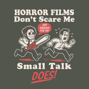 Tshirt Small Talk, Coloris Khaki, Collections Nouveautés Checkpoint !, T shirt Original et plein d'Humour, T-SHIRT CINÉ / FILM, T-shirt pour Geek pas chers, Vendor - Nemons, Checkpoint