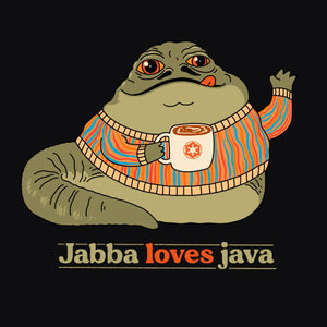 Tshirt Jabba Loves Java, Coloris Noir, Collections Nouveautés Checkpoint !, SOLDES, T shirt Original et plein d'Humour, T-SHIRT CINÉ / FILM, T-shirt pour Geek pas chers, T-SHIRT STAR WARS, Top des ventes - Checkpoint, Vendor - Ppmind, Checkpoint