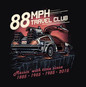 Tshirt 88 Mph Travel Club, Coloris Noir, Collections Nouveautés Checkpoint !, SOLDES, T-SHIRT CINÉ / FILM, T-shirt pour Geek pas chers, T-shirts Science-Fiction : Explorez l’univers geek et futuriste, Top des ventes - Checkpoint, Vendor - Glitchygorilla, Checkpoint