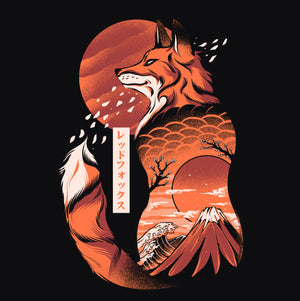 Tshirt Japanese Fox