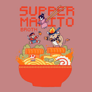 Tshirt Mario Broth, Collections Nouveautés Checkpoint !, SOLDES, T shirt Original et plein d'Humour, T-SHIRT JEUX VIDÉOS, T-SHIRT MARIO, T-SHIRT NINTENDO, T-shirt pour Geek pas chers, Vendor - Ppmind, Checkpoint