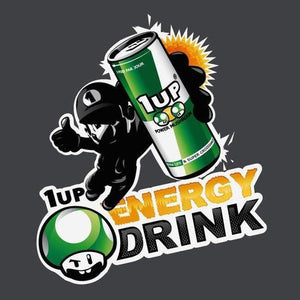 1up Energy Drink - Couleur Gris Foncé