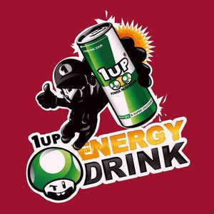 1up Energy Drink - Couleur Rouge Tango