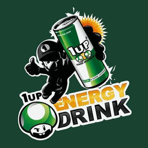 1up Energy Drink - Couleur Vert Bouteille