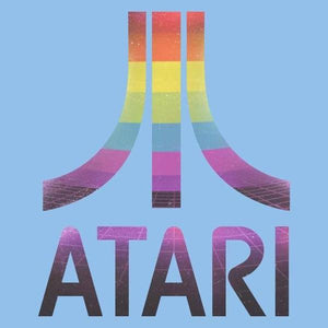 ATARI logo vintage - Couleur Ciel