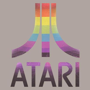 ATARI logo vintage - Couleur Gris Clair