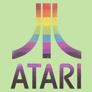 ATARI logo vintage - Couleur Tilleul