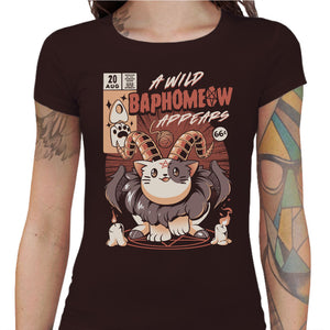 T-shirt Geekette - Baphomeow