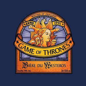 Bière du Westeros - Games of Throne - Couleur Bleu Nuit