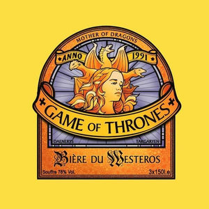 Bière du Westeros - Games of Throne - Couleur Jaune