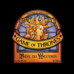 Bière du Westeros - Games of Throne - Couleur Noir