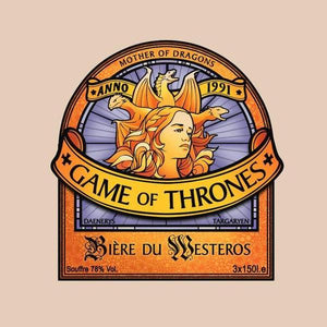 Bière du Westeros - Games of Throne - Couleur Sable