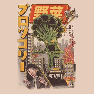 Broccozilla – T shirt Godzilla X Brocoli - Couleur Sable