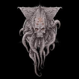 Cthulhu Skull – Tshirt Lovercraft - Couleur Noir