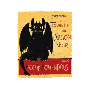 Dragon Noir - T shirt Krokmou - Couleur Blanc