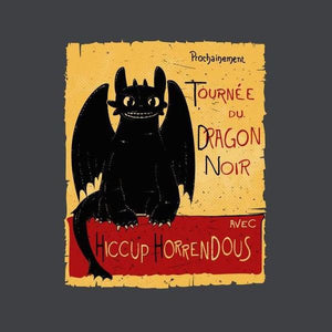 Dragon Noir - T shirt Krokmou - Couleur Gris Foncé