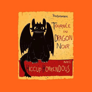 Dragon Noir - T shirt Krokmou - Couleur Orange