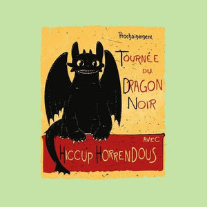 Dragon Noir - T shirt Krokmou - Couleur Tilleul