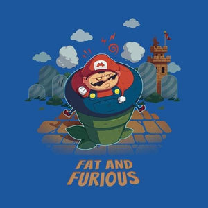 Fat and Furious - Mario - Couleur Bleu Royal