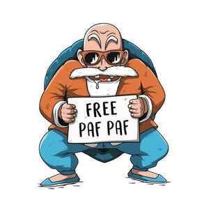 Free Paf Paf - Tortue Géniale - Couleur Blanc
