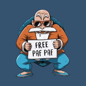 Free Paf Paf - Tortue Géniale - Couleur Bleu Gris