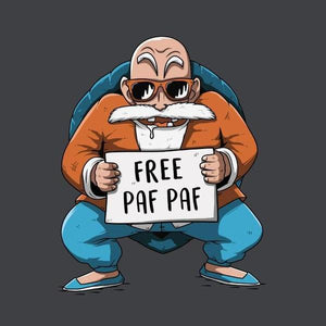 Free Paf Paf - Tortue Géniale - Couleur Gris Foncé