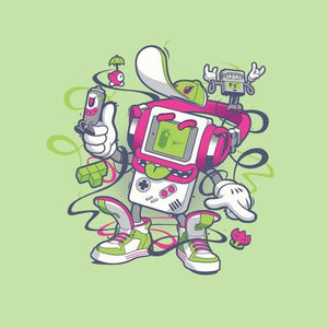 Game Boy - Old School - Couleur Tilleul